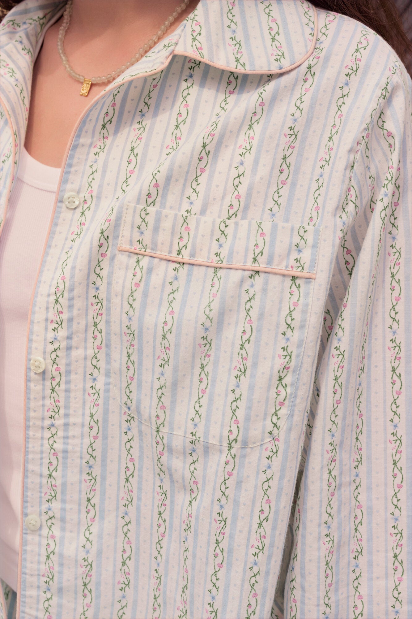 Moe skjorte - Summer Stripe Blue